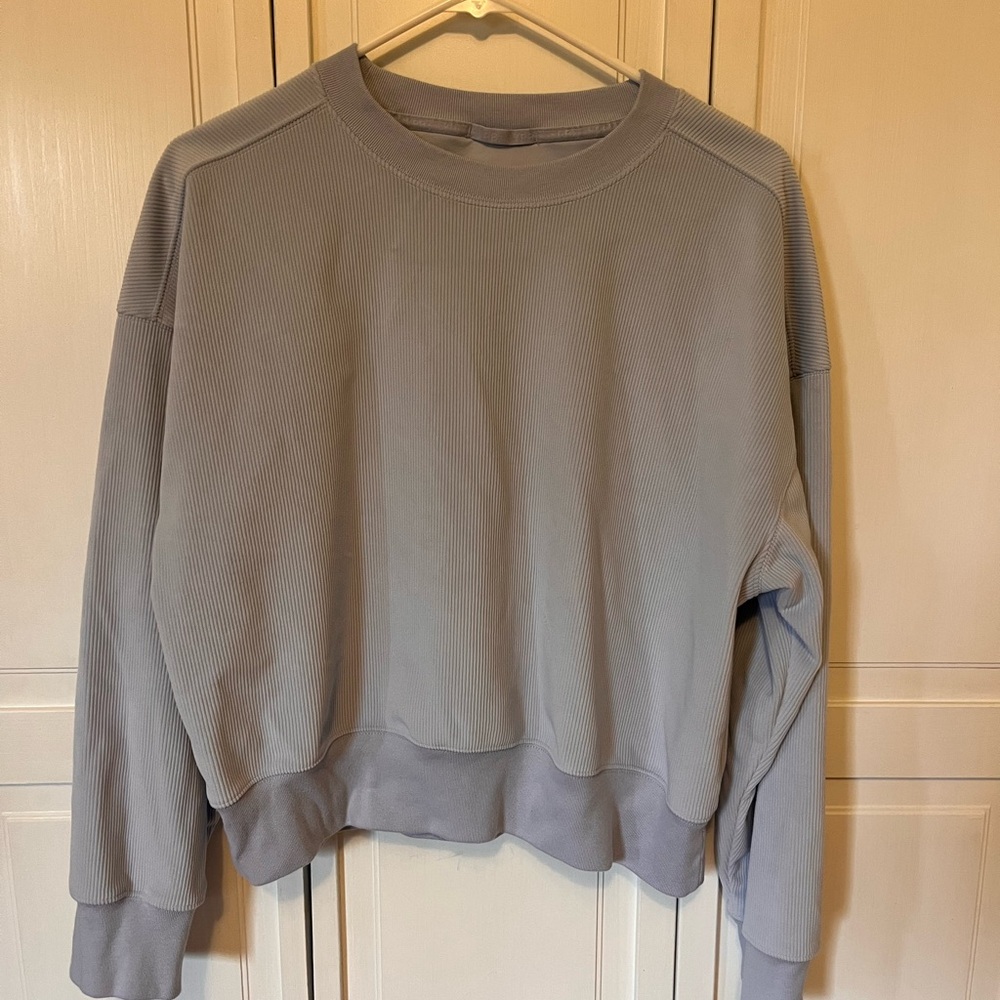 Beige Ribbed Sweater - Picture 3 of 4